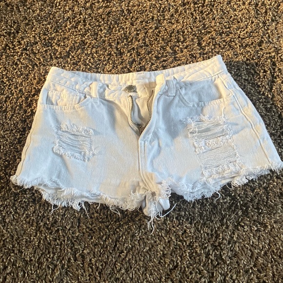 Girls Jean shorts size 10-11 - Picture 1 of 2